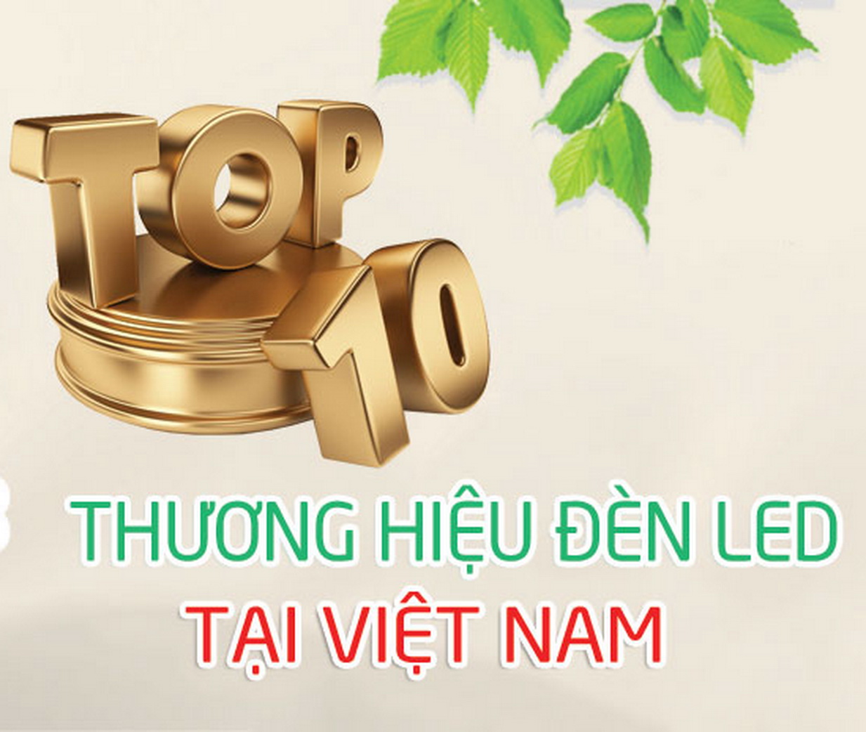 Top 10 thương hiệu đèn LED ốp trần tại Việt Nam